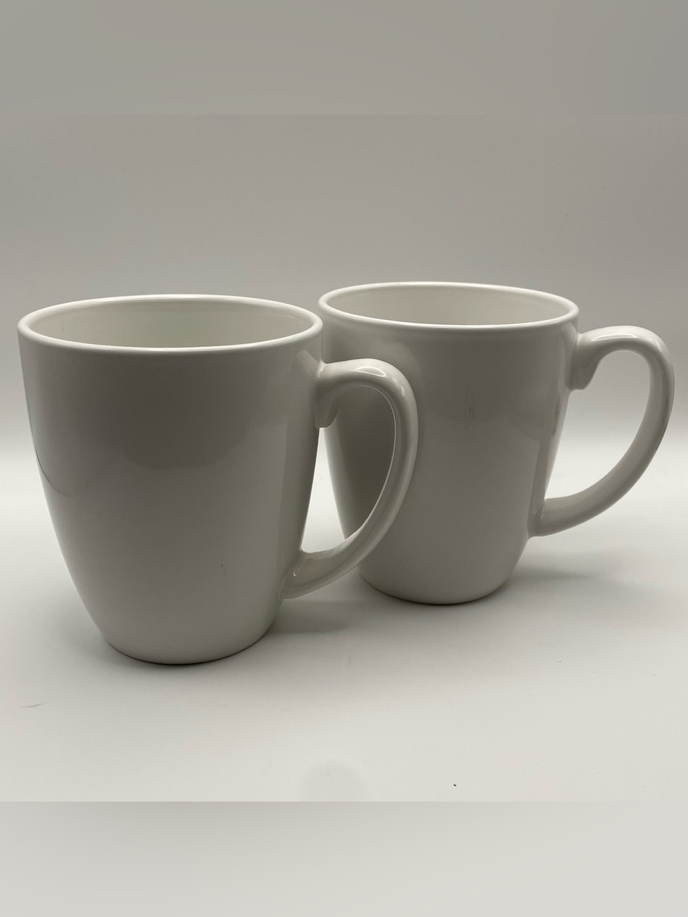 Corelle White Ceramic Coffee Mugs (Set of 2)
